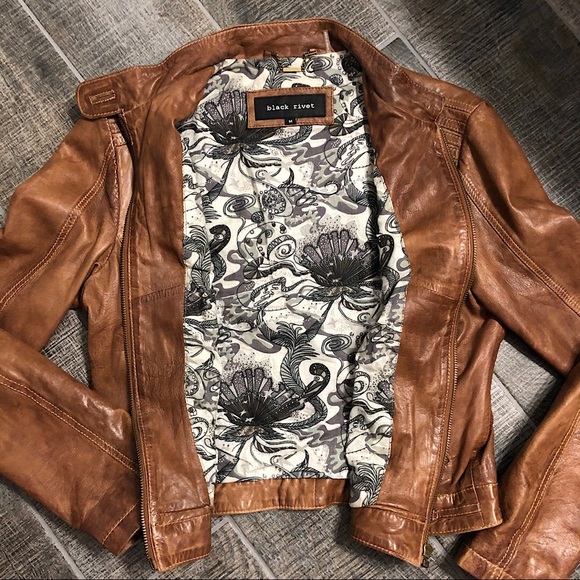 [Black Rivet] Leather Crop Jacket - Picture 3 of 8